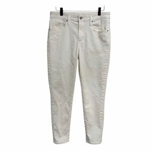 Levi Strauss Women's White High Rise Skinny Jeans Cotton Blend Stretch 721